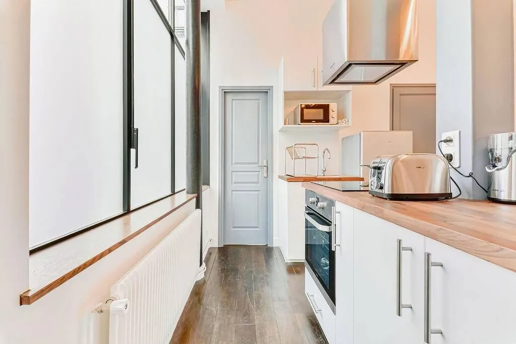 公寓 Renovated Design In Montparnasse 巴黎